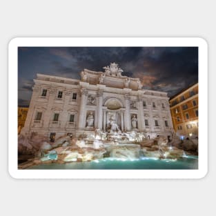 The Trevi Fountain in Rome, Italy Sticker